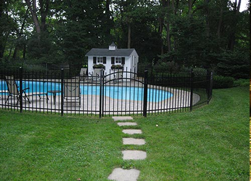 image of pool enclosure